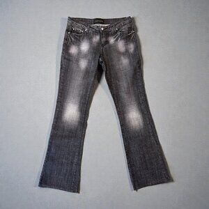 Chinese Laundry Washed Black Bootcut loqJeans Size 28 Stretch Denim